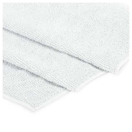  Салфетка из микрофибры 40х80 см, white ultra dense overlock, белая, 280 г/м2, laima home, 608227 | Салфетки хозяйственные