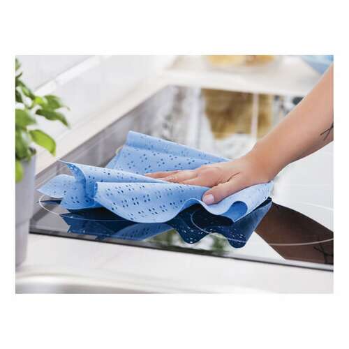  Салфетки вискоза -хлопок 35х50 см, супер впитываемость, комплект 5 шт., 85 г/м2, premium, york, 20310 | Салфетки хозяйственные