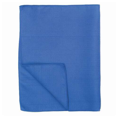  Салфетки из микрофибры вафельной универсальные 40х60 см, комплект 2 шт., голубые 200 г/м2, laima, 607580 | Салфетки хозяйственные