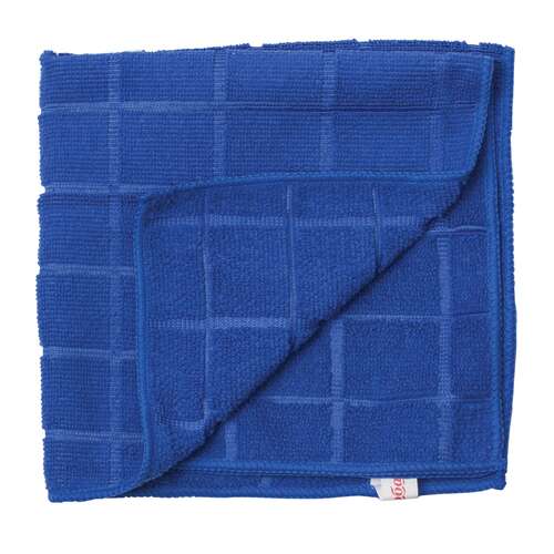  Салфетки из микрофибры универсальные 40х40 см, комплект 6 шт., клетка, ассорти, 220 г/м2, любаша, 603951 | Салфетки хозяйственные