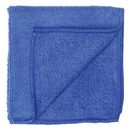  Салфетка из микрофибры универсальная 30х30 см, синяя, 180 г/м2, любаша эконом, 603949 | Салфетки хозяйственные