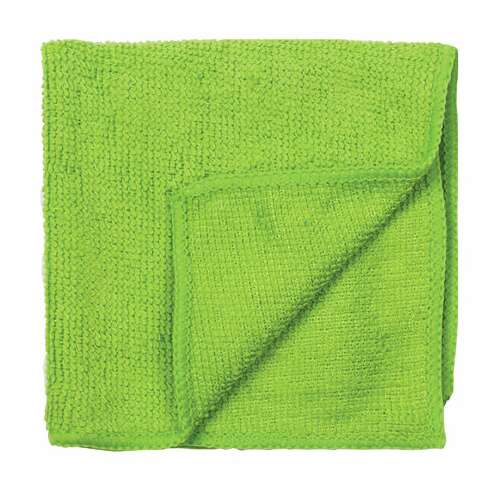  Салфетка из микрофибры универсальная 25х25 см, зеленая, 180 г/м2, любаша эконом, 603950 | Салфетки хозяйственные