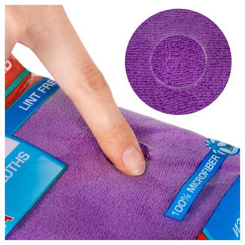  Салфетка из микрофибры универсальная 25х25 см, комплект 2 шт., multi fiber ultra, 280 г/м2, laima, 607789 | Салфетки хозяйственные