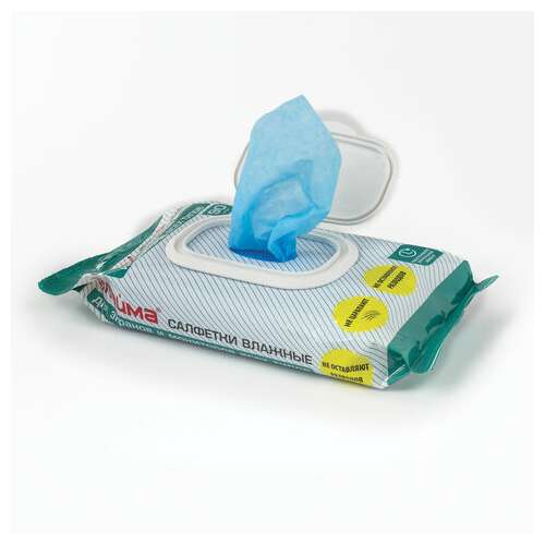  Салфетки влажные laima "для экранов всех типов и оптики (очки, объективы)", клапан, 90 штук, 605660 | Салфетки влажные хозяйственные