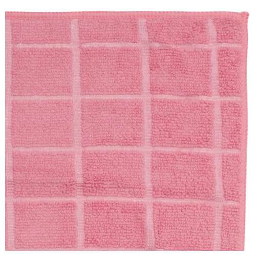  Салфетки из микрофибры универсальные 40х40 см, комплект 6 шт., клетка, ассорти, 220 г/м2, любаша, 603951 | Салфетки хозяйственные