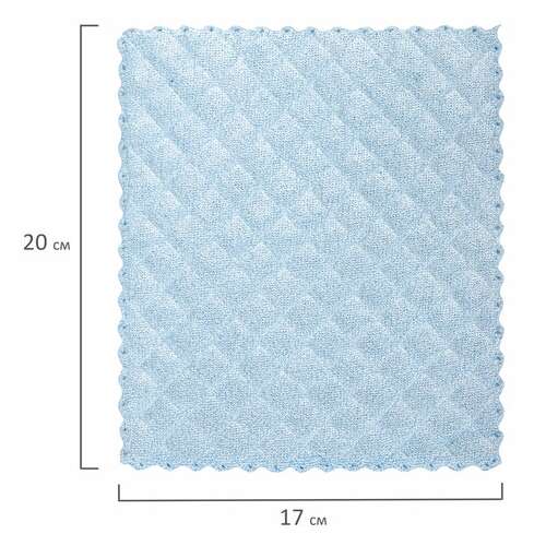  Салфетки из микрофибры губчатые 17х20 см, комплект 3 шт., 3 слоя, ассорти, 440 г/м2, laima, 606657 | Салфетки хозяйственные