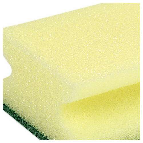  Губки бытовые maxi, 42х96х64 мм, комплект 2 шт., поролон/абразив профильные, для посуды, laima, к0015, 601557 | Губки хозяйственные