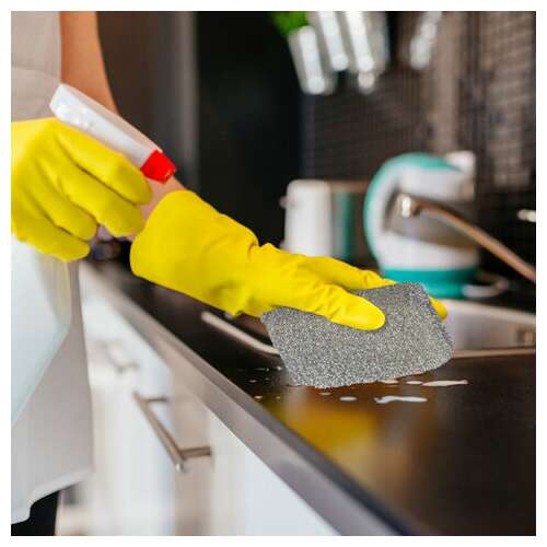  Губки бытовые, 28х115х78 мм, комплект 2 шт., поролон в металлизированной оплетке, laima, к1011, 601592 | Губки хозяйственные