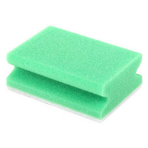  Губка бытовая mega, 48х120х86 мм, поролон/абразив, профильная, кафель/уборка/посуда, laima, к1013, 601556 | Губки хозяйственные