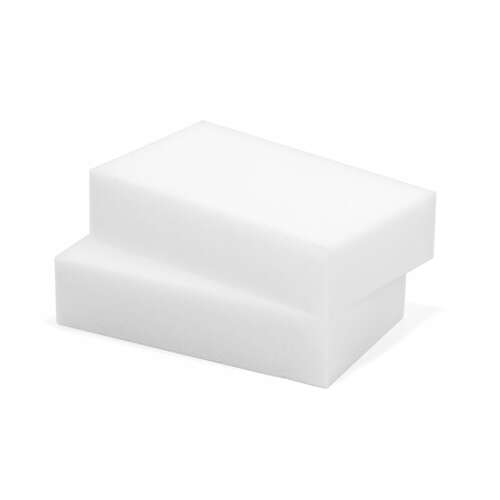  Губка-ластик меламиновая для удаления пятен, для чистки кухни, уборки, обуви, 10,5х6х2,5 см, комплект 2 шт., колорбокс, brauberg, 606892 | Губки хозяйственные