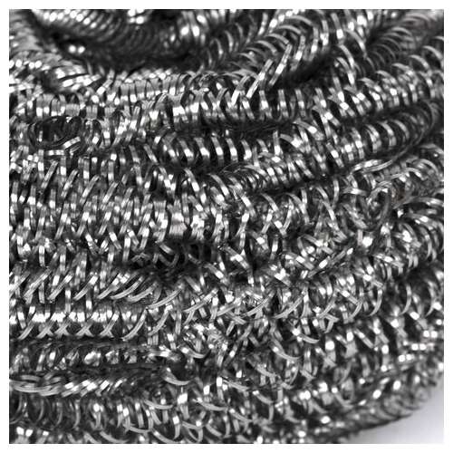  Губка (мочалка) металлическая, спиральная, 50 г, большая, для посуды, гриля, плиты, laima, 603101 | Губки хозяйственные