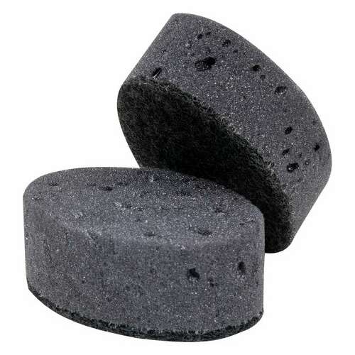  Губки для посуды oval black 95х65х35 мм комплект 6 шт., крупнопористый поролон/абразив laima, 608649 | Губки хозяйственные