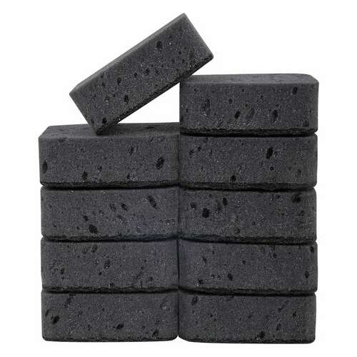 Губки для посуды big black 95х70х35 мм комплект 10 шт., крупнопористый поролон/абразив laima, 608650 | Губки хозяйственные
