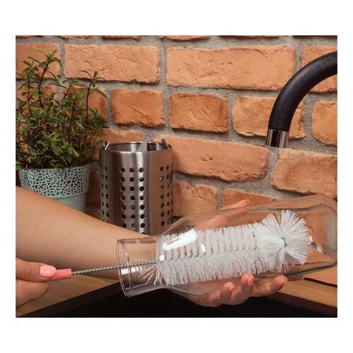  Ершик для мытья бутылок, ширина 6 см, длина с рукояткой 38,5 см, пластиковый, york, 41030 | Щетки для мытья посуды