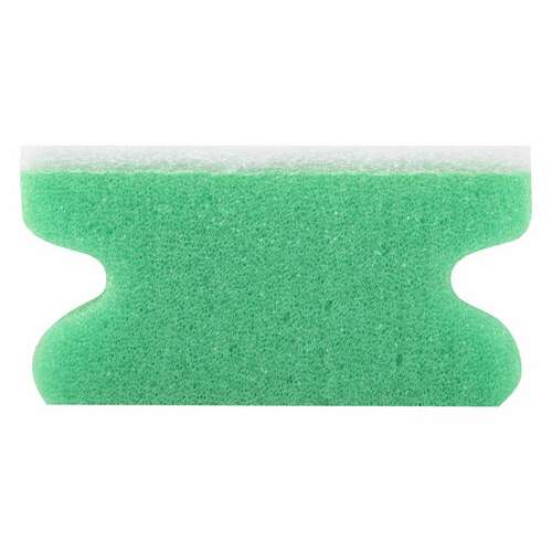  Губка бытовая mega, 48х120х86 мм, поролон/абразив, профильная, кафель/уборка/посуда, laima, к1013, 601556 | Губки хозяйственные