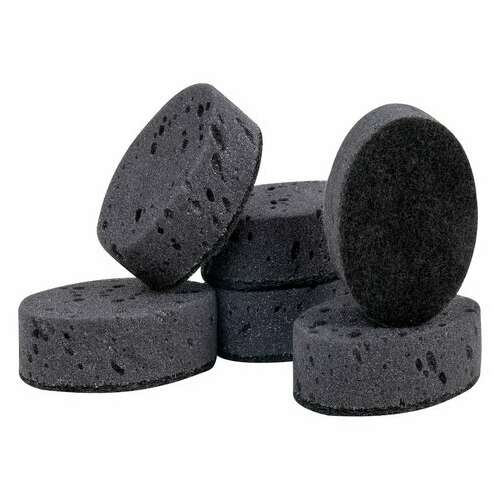  Губки для посуды oval black 95х65х35 мм комплект 6 шт., крупнопористый поролон/абразив laima, 608649 | Губки хозяйственные