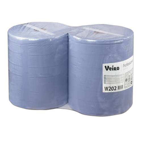  Бумага протирочная veiro (система w1), комплект 2 шт., 1000 листов в рулоне, 33х35 см, 2-слойная, comfort, w202 | Протирочная бумага и материалы