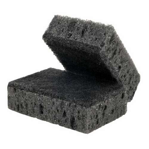  Губки для посуды square black 98х66х30 мм, комплект 10 шт., крупнопористый поролон/абразив laima, 608648 | Губки хозяйственные