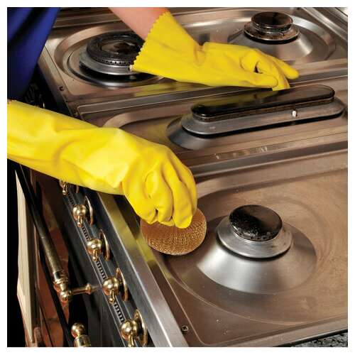  Губки (мочалки) медные, сетчатые, 3х15 г, комплект 3 шт., для посуды, гриля, плиты, laima, 603104 | Губки хозяйственные