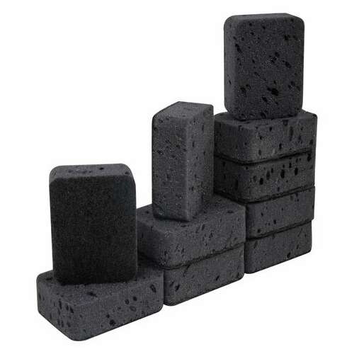  Губки для посуды big black 95х70х35 мм комплект 10 шт., крупнопористый поролон/абразив laima, 608650 | Губки хозяйственные