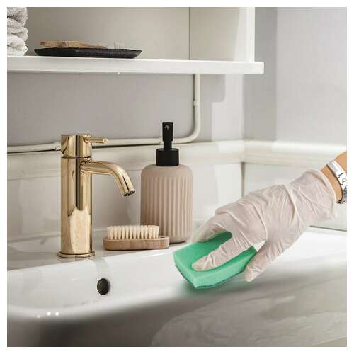  Губки бытовые maxi, 27х96х64 мм, комплект 10 шт., поролон/абразив, для посуды/уборки, laima, к0003, 601552 | Губки хозяйственные