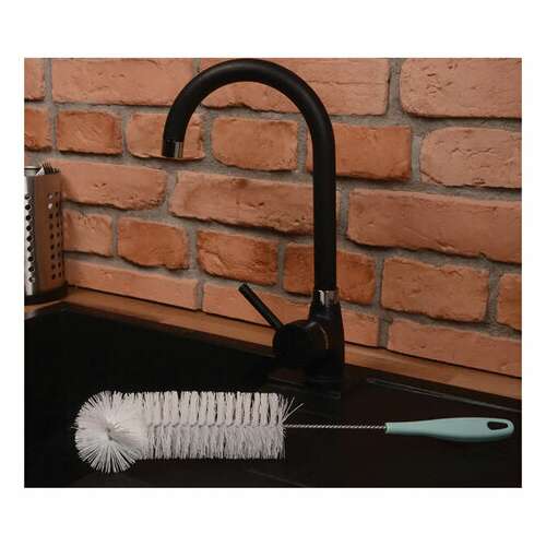  Ершик для мытья бутылок, ширина 6 см, длина с рукояткой 38,5 см, пластиковый, york, 41030 | Щетки для мытья посуды