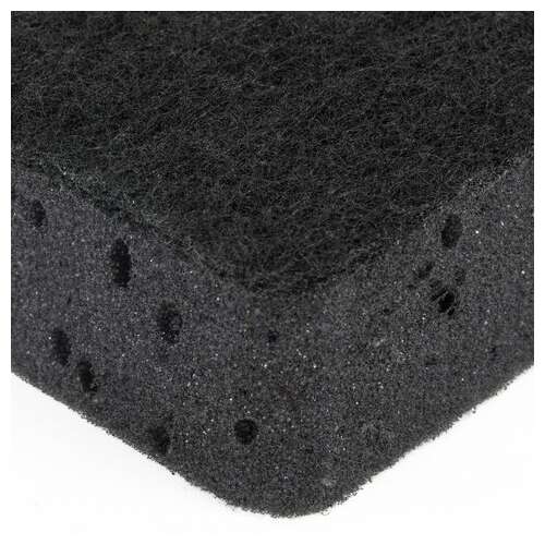  Губки для посуды big black 95х70х35 мм комплект 10 шт., крупнопористый поролон/абразив laima, 608650 | Губки хозяйственные
