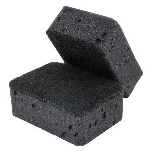  Губки для посуды big black 95х70х35 мм комплект 10 шт., крупнопористый поролон/абразив laima, 608650 | Губки хозяйственные
