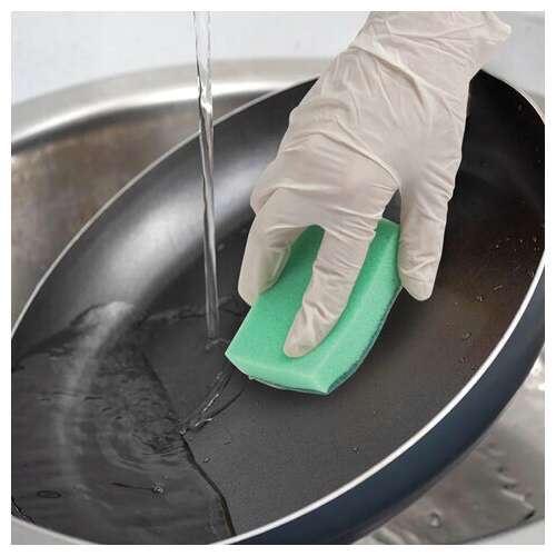  Губки бытовые maxi, 27х96х64 мм, комплект 5 шт., поролон/абразив, для посуды/уборки, laima, к0013, 601554 | Губки хозяйственные