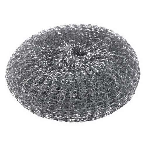  Губка (мочалка) металлическая, сетчатая, 60 г, большая, для посуды, гриля, плиты, laima, 603105 | Губки хозяйственные