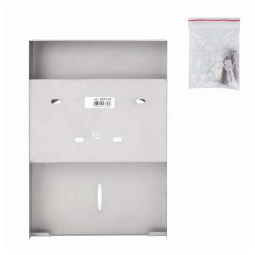  Диспенсер для покрытий на унитаз laima professional inox, 1/4 сложения, нержавеющая сталь, матовый, 605704 | Диспенсеры для одноразовых покрытий на унитаз