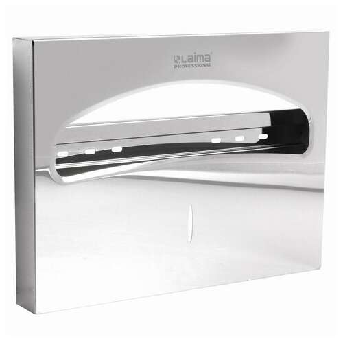  Диспенсер для покрытий на унитаз laima professional inox, (v1) 1/2, нержавеющая сталь, зеркальный, 605703 | Диспенсеры для одноразовых покрытий на унитаз