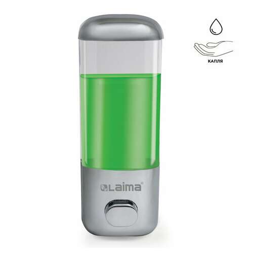  Дозатор для жидкого мыла laima, наливной, 0,5 л, хром, abs-пластик, 601793 | Дозаторы для жидкого мыла