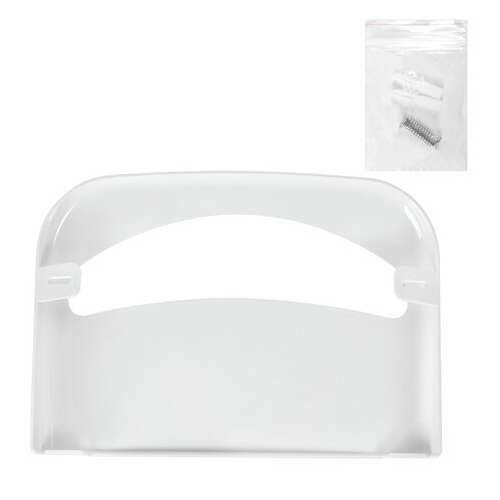  Диспенсер для покрытий на унитаз laima professional original (v1), 1/2 сложения, белый, abs-пластик, 605785 | Диспенсеры для одноразовых покрытий на унитаз