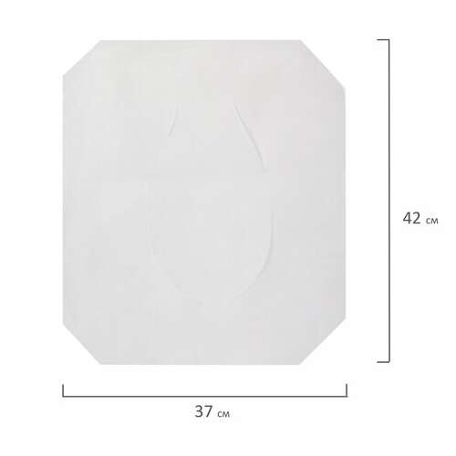  Покрытия на унитаз laima (система v1), universal, 1/2 сложения, комплект 250 шт., 37х42 см, 129539 | Покрытия на унитаз одноразовые