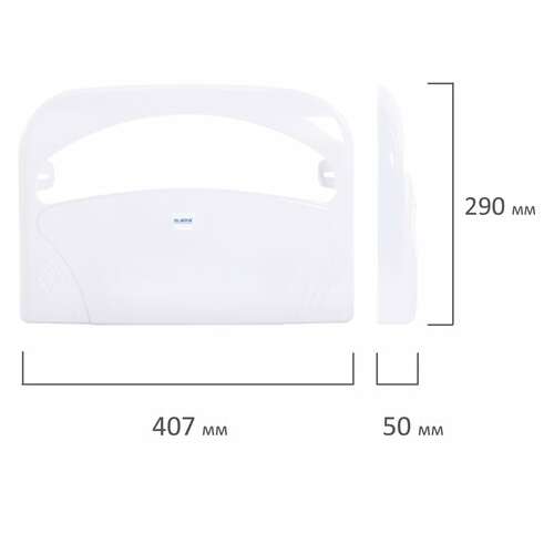  Диспенсер для покрытий на унитаз laima professional lsa (система v1) 1/2 сложения, белый, abs-пластик, 607993, 3460-0 | Диспенсеры для одноразовых покрытий на унитаз