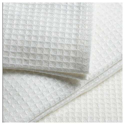  Полотно вафельное, узбекистан, отбеленное, рулон 0,45х50 м, плотность 200 (±5) г/м2, в пакете, laima, 607528 | Технические ткани в рулоне