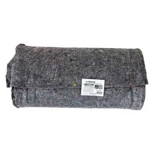  Полотно хпп холстопрошивное плотное серое, 0,75х50 м, 180(±10) г/м2, шаг 2,5 мм, laima стандарт, 605541 | Технические ткани в рулоне