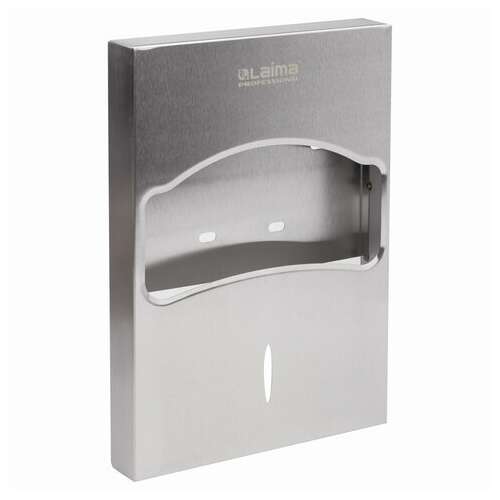  Диспенсер для покрытий на унитаз laima professional inox, 1/4 сложения, нержавеющая сталь, матовый, 605704 | Диспенсеры для одноразовых покрытий на унитаз