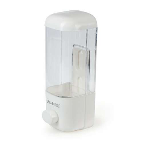  Дозатор для жидкого мыла laima, наливной, 0,5 л, белый, abs-пластик, 601792 | Дозаторы для жидкого мыла