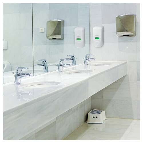  Дозатор для жидкого мыла laima professional classic, наливной, 1 л, белый, abs-пластик, 601424 | Дозаторы для жидкого мыла