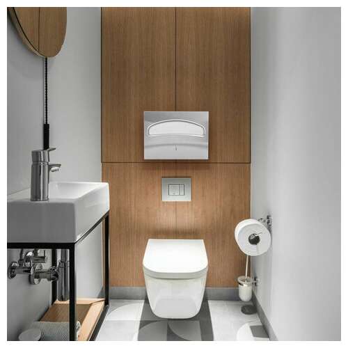  Диспенсер для покрытий на унитаз laima professional inox, (v1) 1/2, нержавеющая сталь, матовый, 605702 | Диспенсеры для одноразовых покрытий на унитаз