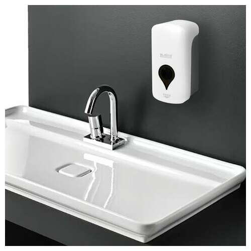  Дозатор для мыла-пены ultra laima professional, наливной, 1 л, белый, abs-пластик, 606832 | Дозаторы для жидкого мыла