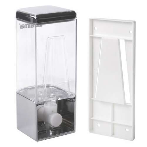  Дозатор для жидкого мыла laima, наливной, 0,48 л, хром, abs-пластик, 605053 | Дозаторы для жидкого мыла