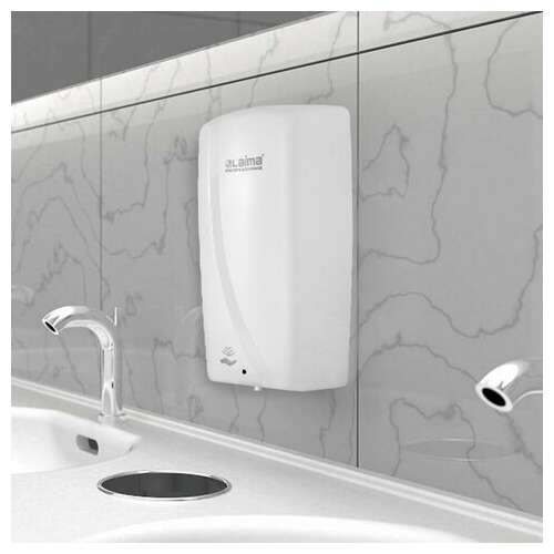  Дозатор для мыла-пены laima professional original, наливной, сенсорный, 1 л, белый, abs-пластик, 605780 | Дозаторы для жидкого мыла