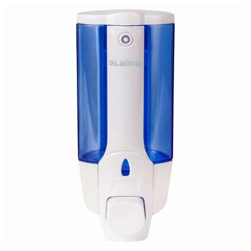  Дозатор для жидкого мыла laima, наливной, 0,38 л., белый (тонированный), abs-пластик, 603921 | Дозаторы для жидкого мыла