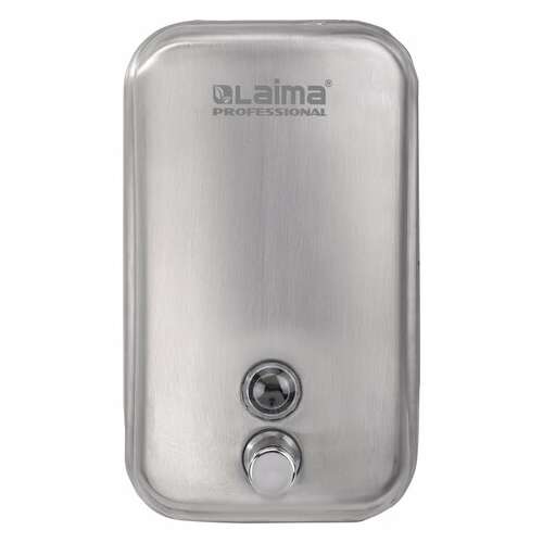  Дозатор для жидкого мыла laima professional inox (гарантия 3 года), 1 л, нержавеющая сталь, матовый, 605395 | Дозаторы для жидкого мыла