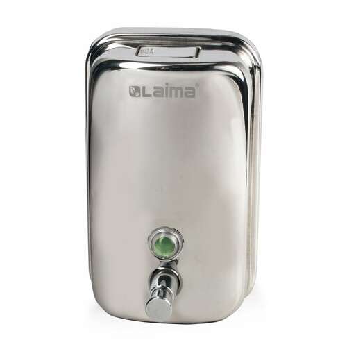  Дозатор для жидкого мыла laima basic, 1 л, нержавеющая сталь, зеркальный, 601796 | Дозаторы для жидкого мыла