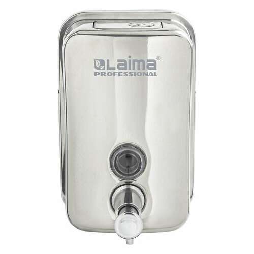  Дозатор для жидкого мыла laima professional inox (гарантия 3 года), 0,5 л, нержавеющая сталь, зеркальный, 605394 | Дозаторы для жидкого мыла