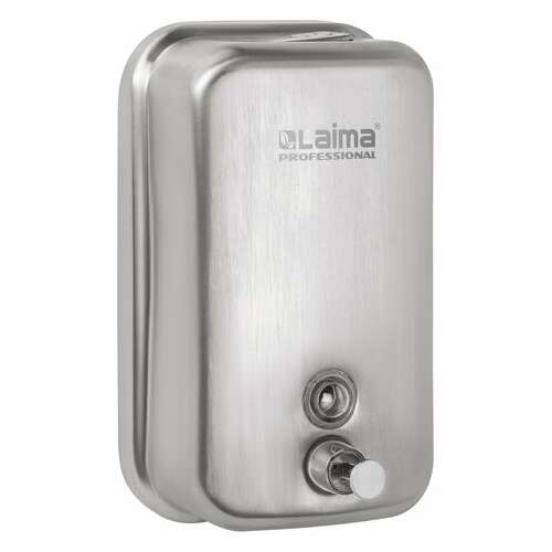  Дозатор для жидкого мыла laima professional inox (гарантия 3 года), 1 л, нержавеющая сталь, матовый, 605395 | Дозаторы для жидкого мыла